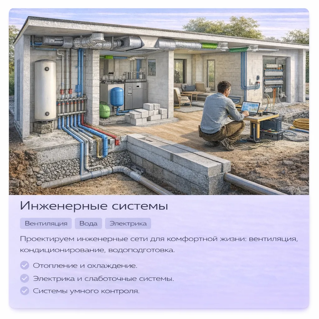 Инженерные системы дома: вентиляция, вода и электрика в Краснодарском крае